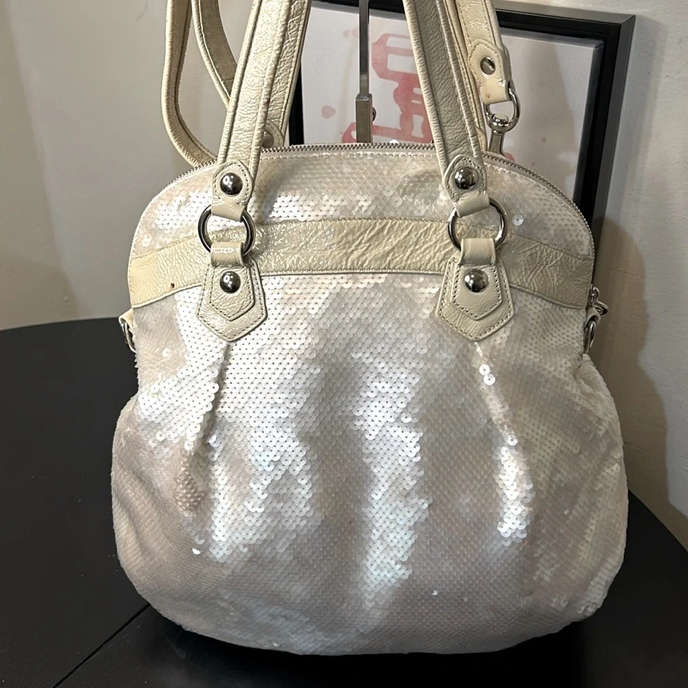 Coach NWT Poppy Sequined Spotlight Limited EditionTote Bag 16304 - Picture 6 of 16